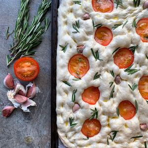 Focaccia - Rosemary; Tomato and Garlic