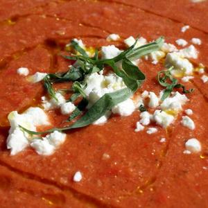 French In A Flash: Cold Tomato And Tarragon Soup