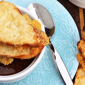 French Onion Soup with Homemade Fullblood Wagyu Beef Stock