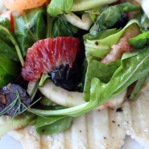 French in a Flash: Swordfish Paillard with Citrus Salad Recipe