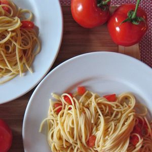 Fresh Tomato Spaghetti