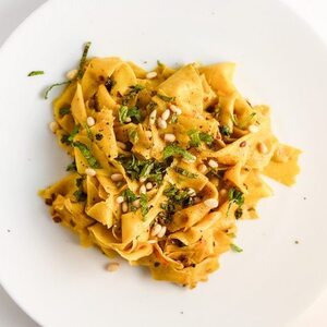 Fresh Pasta: Saffron Tagliatelle