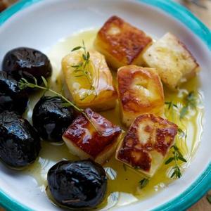 Fried Halloumi Cheese