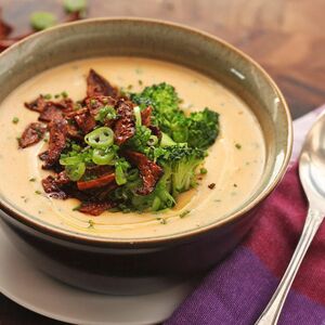 Fully Loaded Vegan Baked Potato Soup Recipe