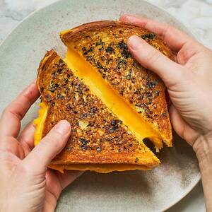 Garlic Bread Grilled Cheese