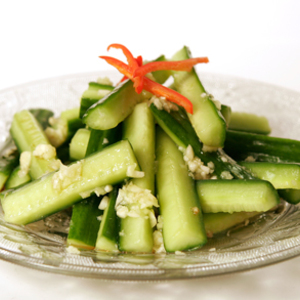 Garlic Cucumber Salad