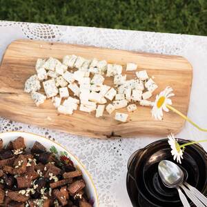 Garlic Rye Croutons