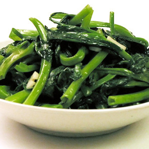 Garlic Stir-fry Pea Shoots