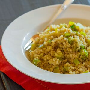 Garlic-Leek Quinoa