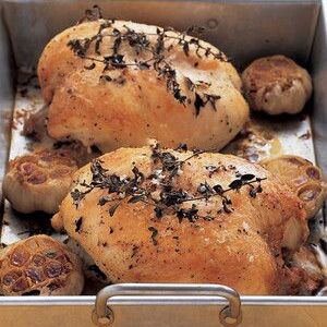 Garlic-Roasted Chicken Breasts