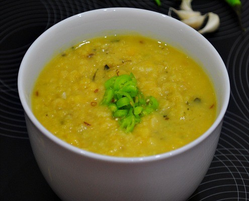 Garlic & Cumin infused lentils