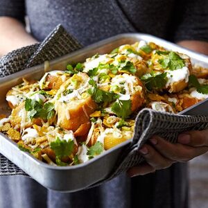 Garlic bread nachos