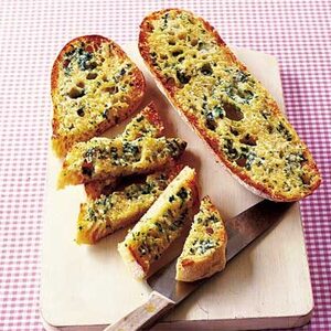 Garlic & basil ciabatta