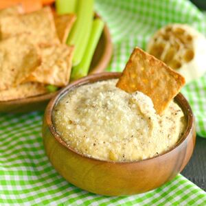 Garlic Parmesan Hummus