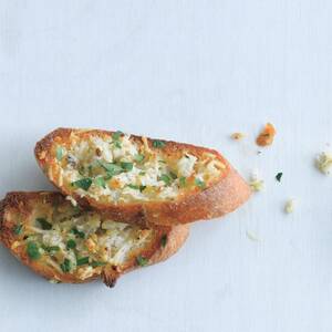 Garlic and Cheese Crostini