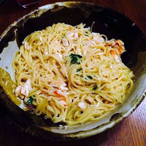 Garlic Crab Noodles