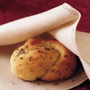 Garlic and Rosemary Knots