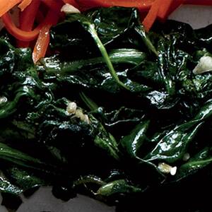 Garlicky Spinach