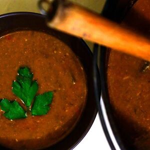 Garlicky Tomato-Leek Soup