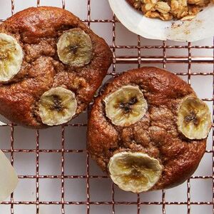 Gluten-Free Banana-Almond Butter Muffins