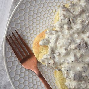 Gluten free Biscuits and Gravy