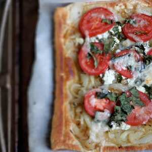 Goat Cheese and Tomato Tart