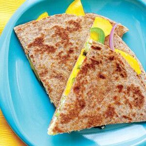 Goat Cheese and Mango Quesadillas