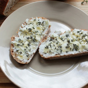 Goat Cheese Tartine with Honey & Thyme recipes