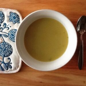 Golden Potato Leek Soup