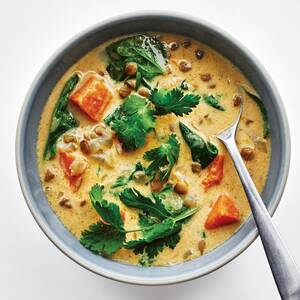 Green Curry Lentil Soup