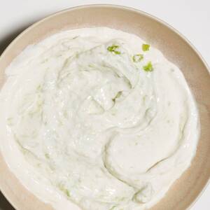 Green Garlic Labneh