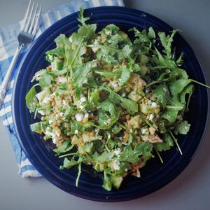 Green Lentil & Trout Salad