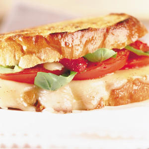 Grilled Tomato and Cheese Sandwiches