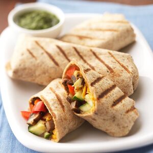 Grilled Vegetable Burritos