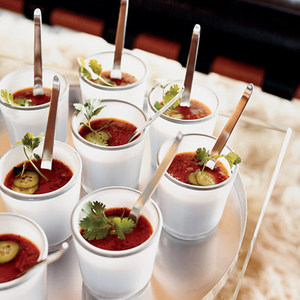 Grilled-Vegetable Gazpacho