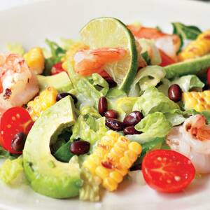 Grilled Shrimp and Corn Salad