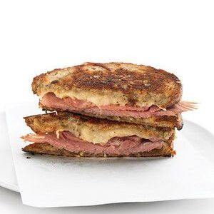 Grilled Ham-and-Gruyere-Cheese Sandwiches