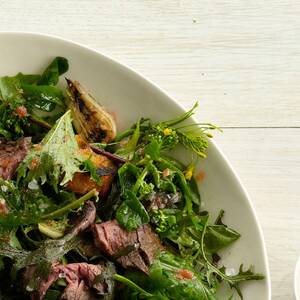 Grilled Steak Salad with Tomato Vinaigrette