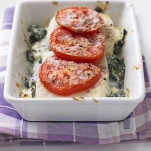 Haddock & spinach cheese melt