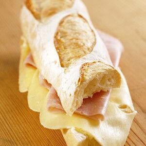 Ham-and-Cheese Baguette