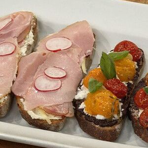 Ham-and-Cheese Tartines