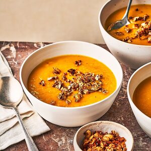 Healthy pumpkin soup