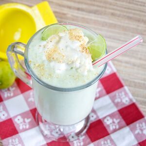 Healthy Key Lime Pie Milkshake