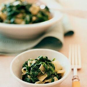 Healthy "Creamed" Spinach