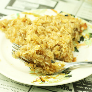 Healthy Coconut Oatmeal Pie