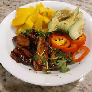 Healthy Teriyaki Chicken and Mango Bowl