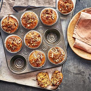 Healthy pumpkin muffins