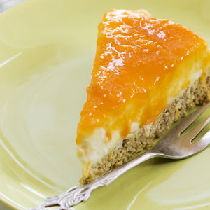 Healthy apricot cake