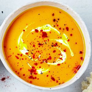 Healthy carrot soup