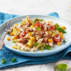 Healthy tuna pasta